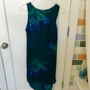 Haute Hippie Teal Floral Dress